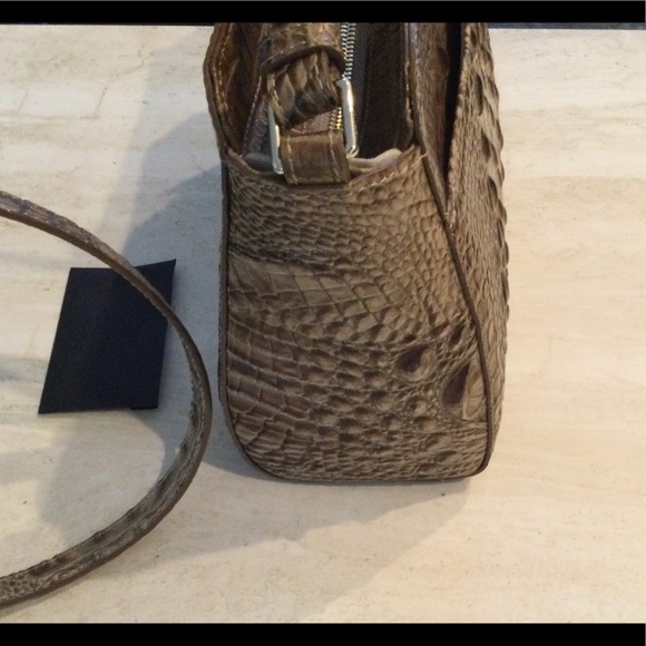 Brahmin Carrie Crossbody Croc Embossed Leather Bag - Picture 4 of 16